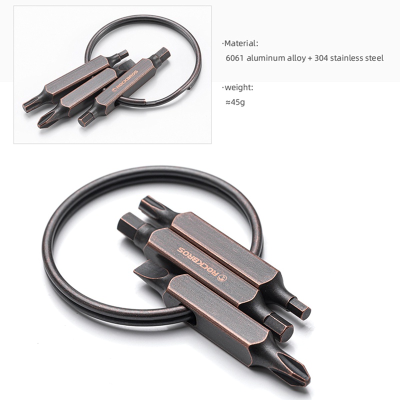 Rockbros Dụng Cụ Sửa Chữa Xe Đạp Bằng Hợp Kim Nhôm Đa Năng