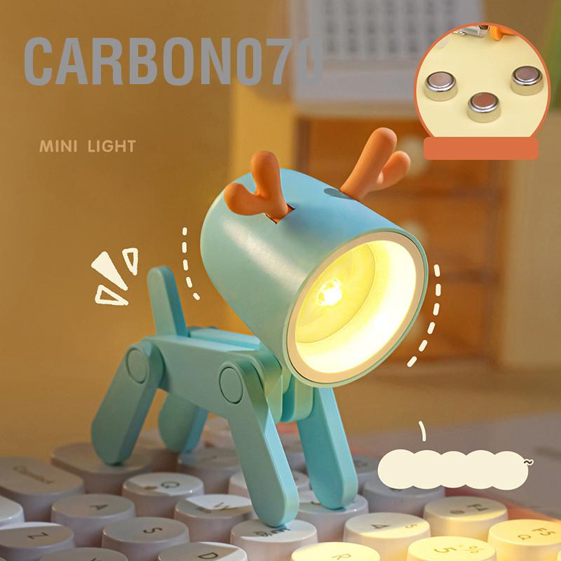 Carbon070 Mini Thú Cưng Dễ Thương Đèn Ngủ Kawaii LED Để Bàn Ins Nhỏ Giá Đỡ Điện Thoại Trang Trí Nội Thất Bài Viết
