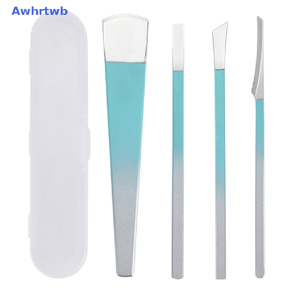 Set 1 / 4 Dụng Cụ Loại Bỏ Da Chết Cho Móng Chân Tiện Dụng Mới