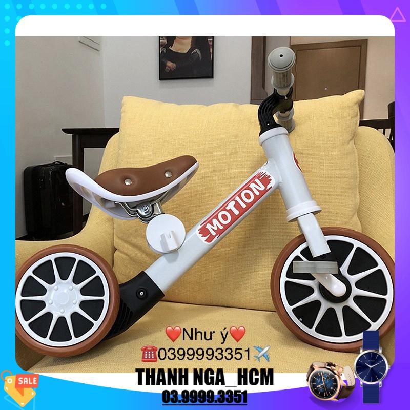 Xe chòi chân, thăng bằng đa năng cho bé có bàn đạp 2 in 1 yên bằng da - Hàng chính hãng1179