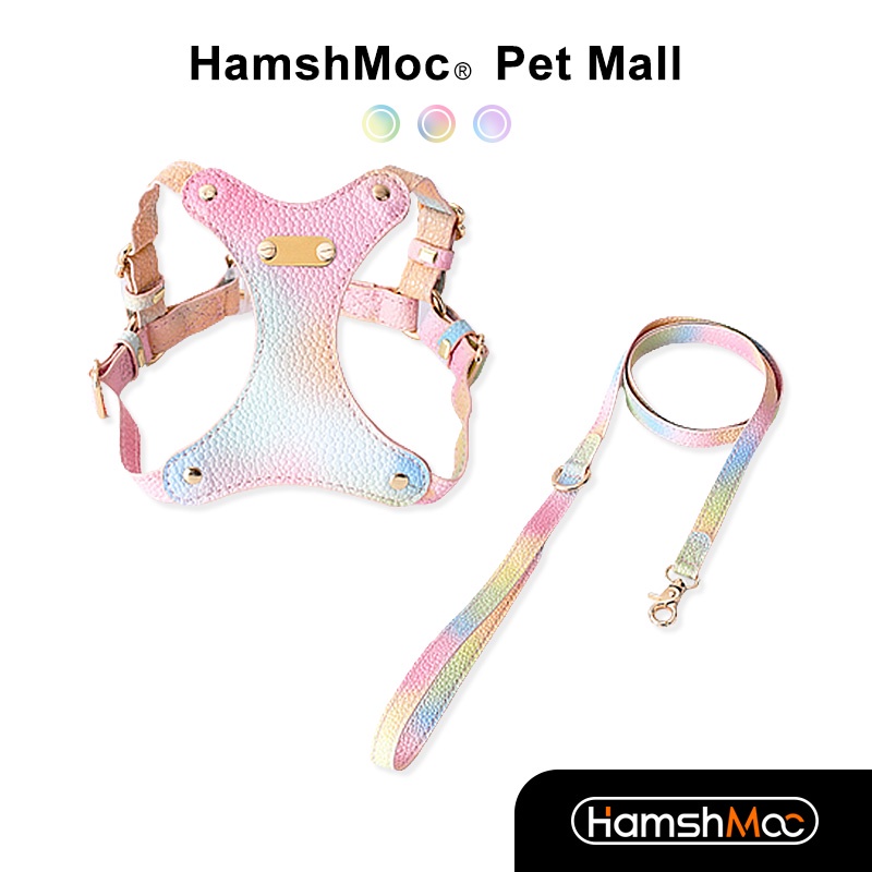 HamshMoc Bộ Dây Dắt Thú Cưng Đi Dạo Chống Nước Có Thể Điều Chỉnh Thoải Mái