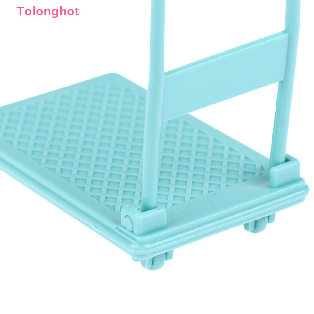 Mô Hình Xe Đẩy Mua Sắm Trang Trí Nhà Búp Bê Tỉ Lệ 1 / 12