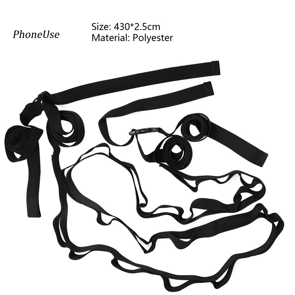 Dây Buộc Lều Cắm Trại Chịu Lực Cao 19 Vòng Bằng PU Chống Mài Mòn Kèm Móc Carabiner Cho Hoạt Động Ngoài Trời