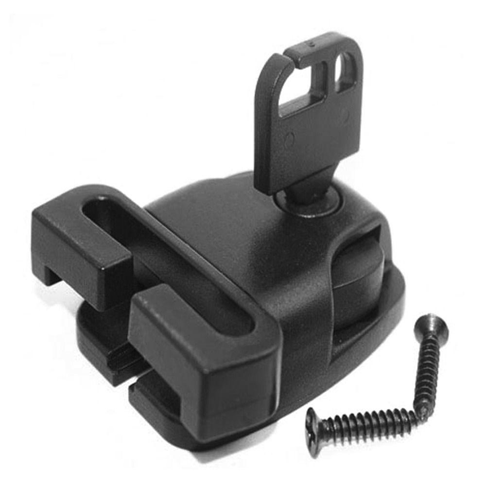 MUVAKO Set 5 Khóa Vòng Tay Paracord Bằng Nhựa Cứng Màu Đen 2 Kiểu Tháo Gỡ Được