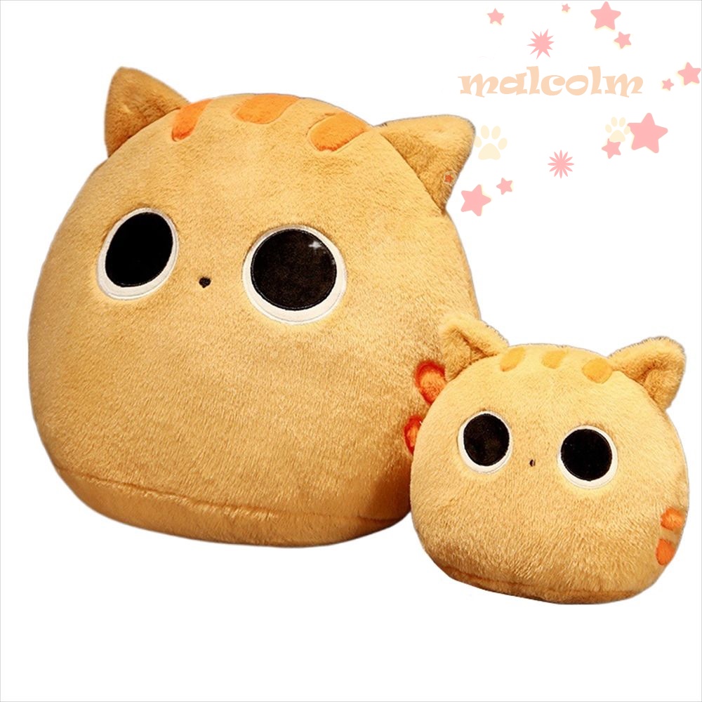 Đồ chơi nhồi bông Hình Con Mèo Màu Trắng Đen 10cm 30cm