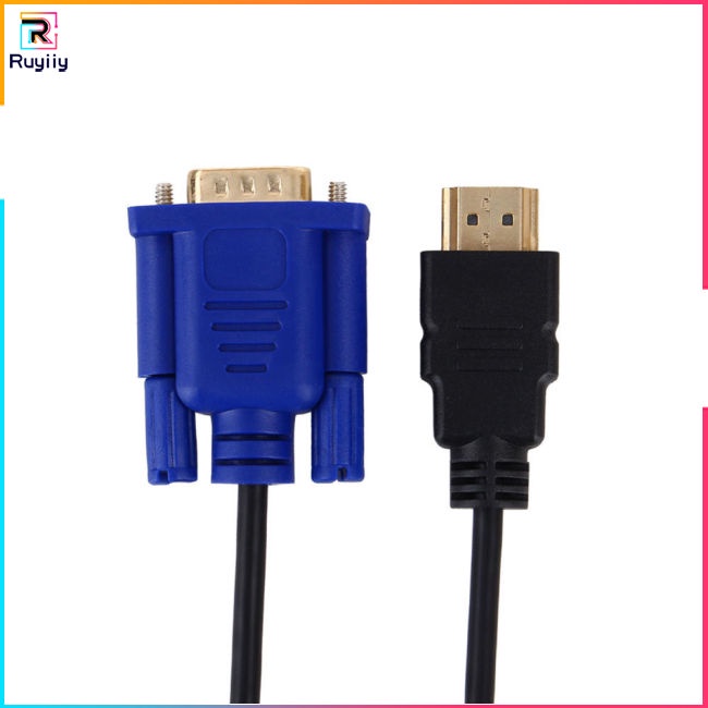 Cáp Chuyển Đổi 1.8M HDMI Sang VGA HD 1080P HDMI Cho PC Laptop