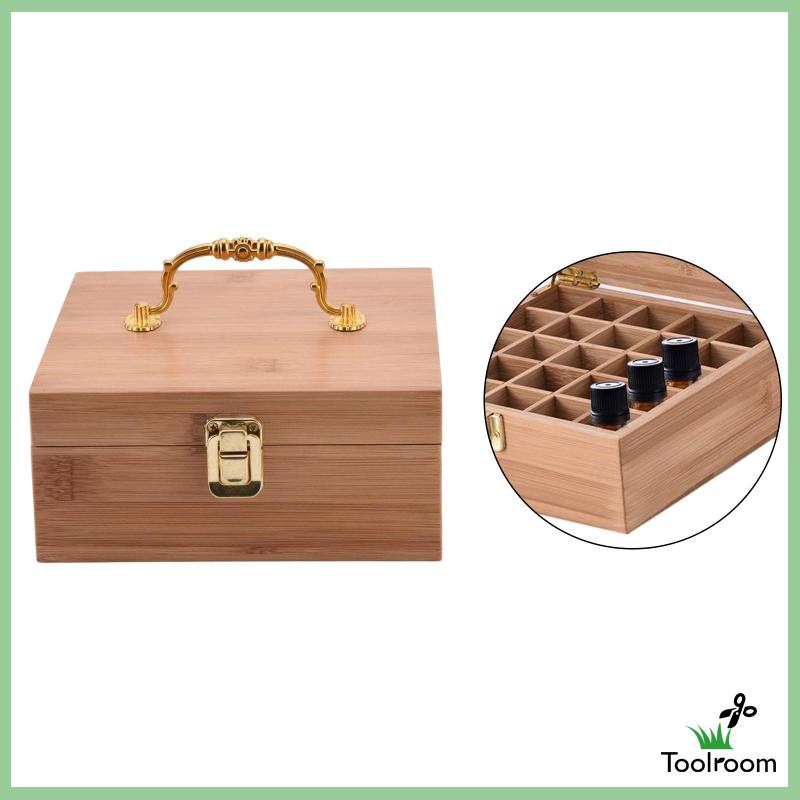 Hộp Đựng Tinh Dầu 25 Ngăn Có Tay Cầm Tiện Dụng