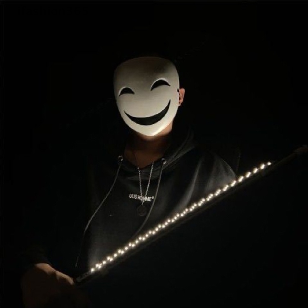 Mặt Nạ Hóa Trang Nhân Vật Hiruko White Bullet Màu Trắng Đen ifashion365