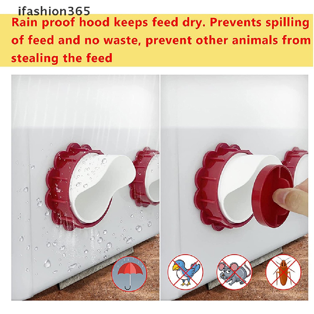 Dụng Cụ Cho Gà Ăn Bằng Nhựa DIY ifashion365