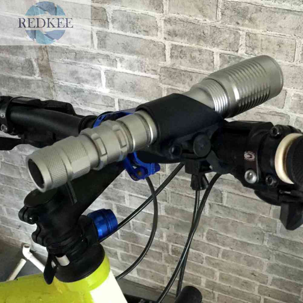 Đèn Pin Gắn Tay Lái Xe Đạp Xoay 360 Độ