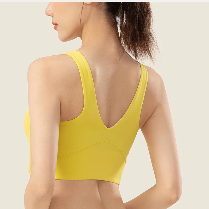 Áo Ngực Thể Thao Chống Sốc Nhanh Khô Phù Hợp Cho Tập Yoga