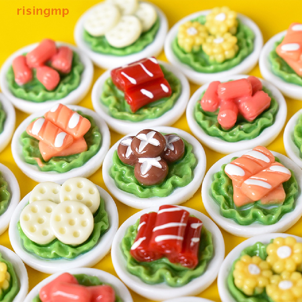 Set 5 Đĩa Nấu Ăn Mini Đồ Chơi Cho Nhà Búp Bê