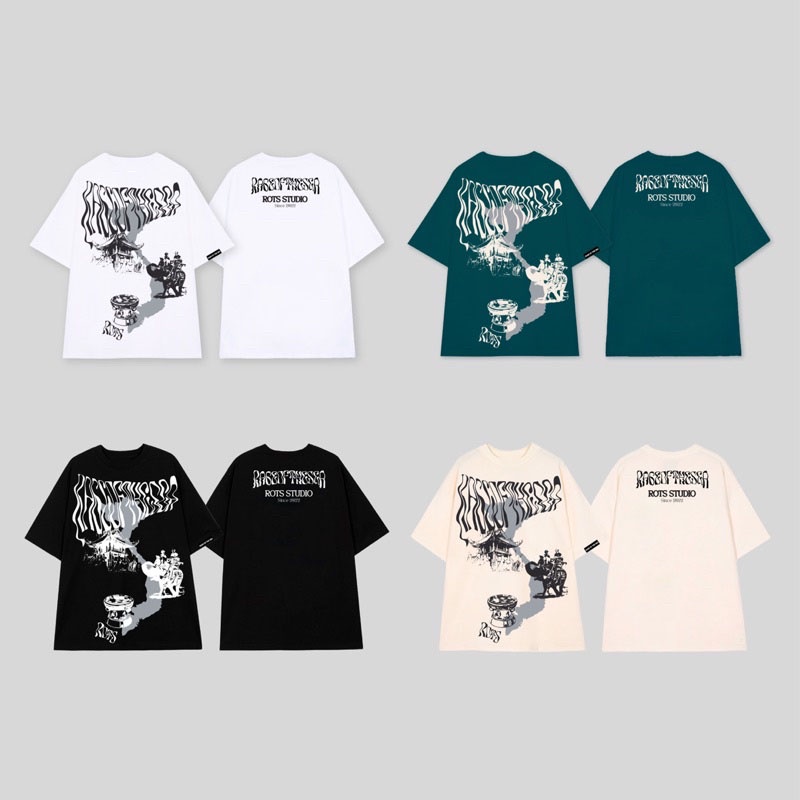 ÁO THUN UNISEX FORM ÂU RAGE OF THE SEA “VIETNAM IN HEART”