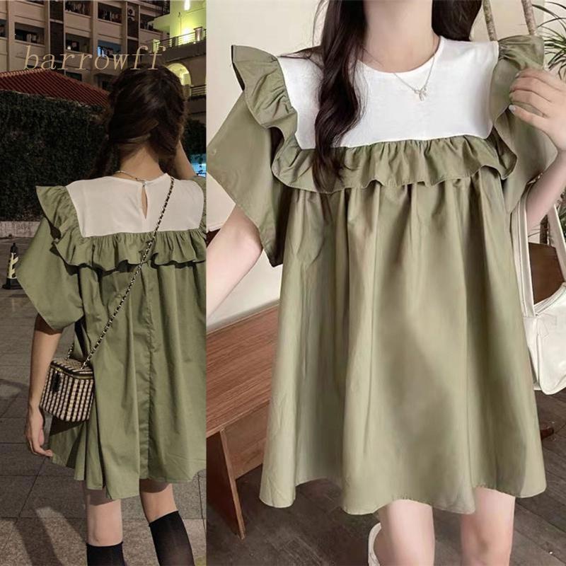 Đầm Babydoll Dáng Rộng Thời Trang Mùa Hè Xinh Xắn Cho Nữ