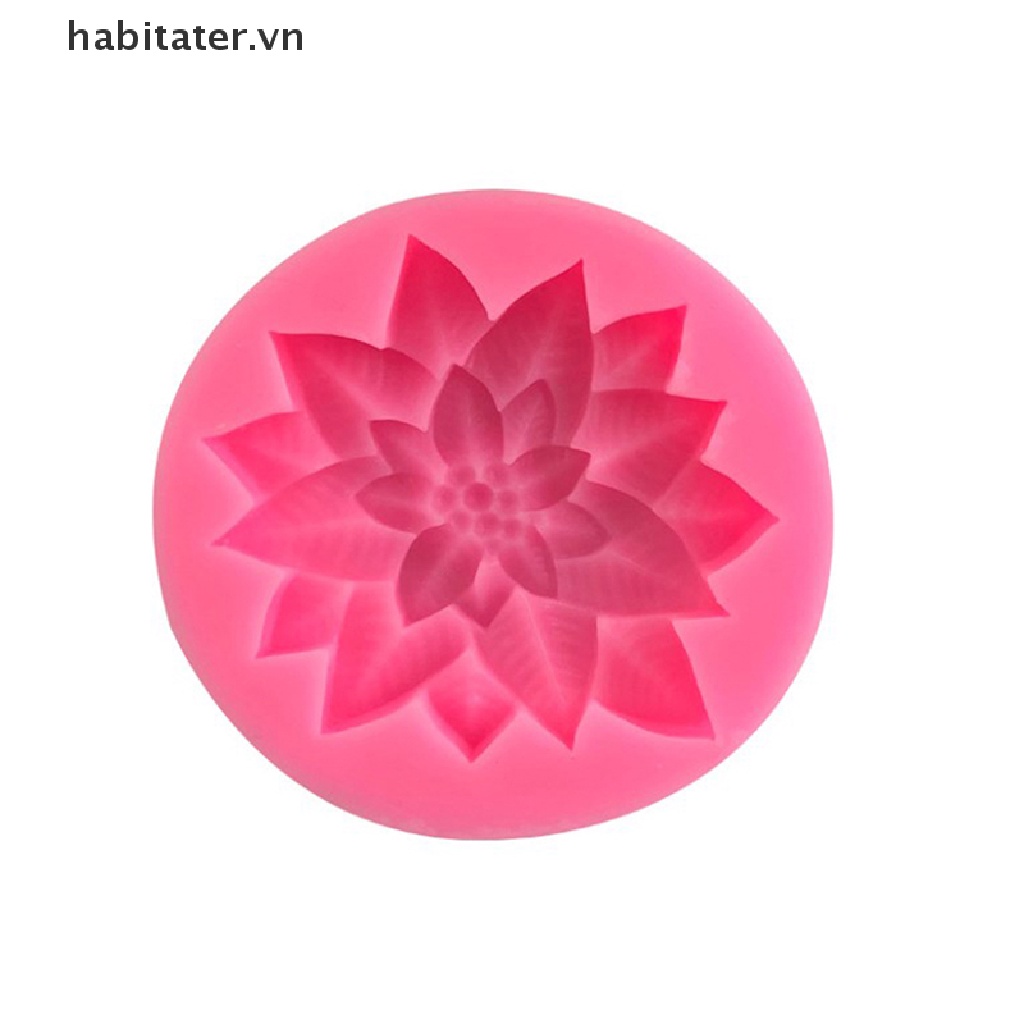 Khuôn Silicon Tạo Hình Hoa 3D Trang Trí Bánh DIY