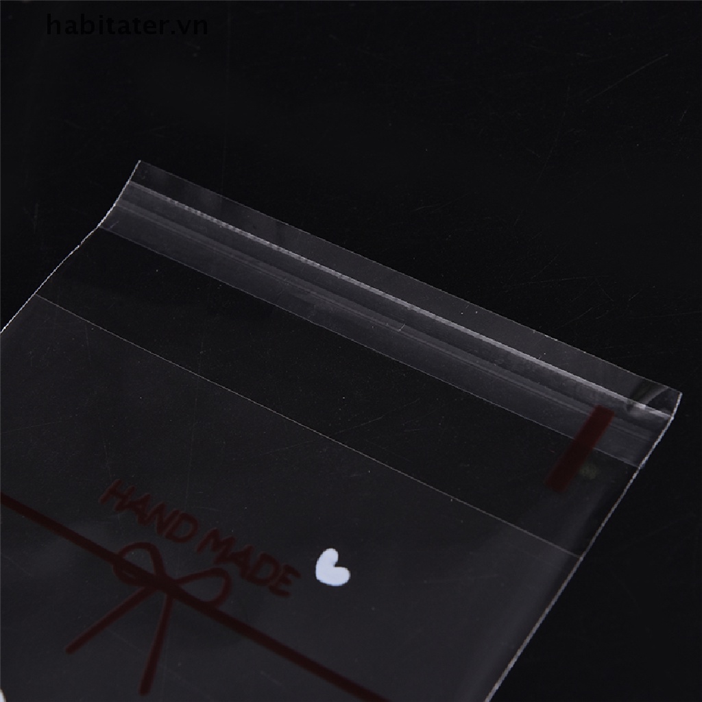 Set 100 Túi Giấy Bóng Kính Phối Ren Dùng Để Đựng Bánh Kẹo Tiện Dụng