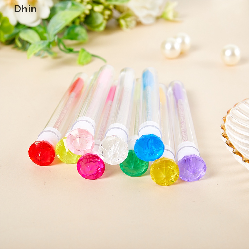 Cọ Chải Lông Mi / Lông Mày Chống Bụi Thiết Kế Vỏ Đính Kim Cương Có Thể Tái Sử