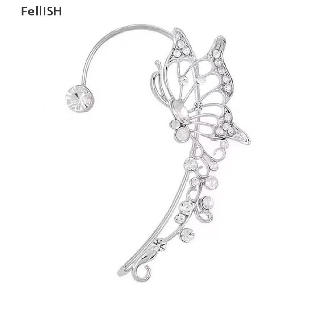 Bông Tai Hình Bướm Đính Pha Lê Lấp Lánh Thanh Lịch Thời Trang Cho Nữ 439br