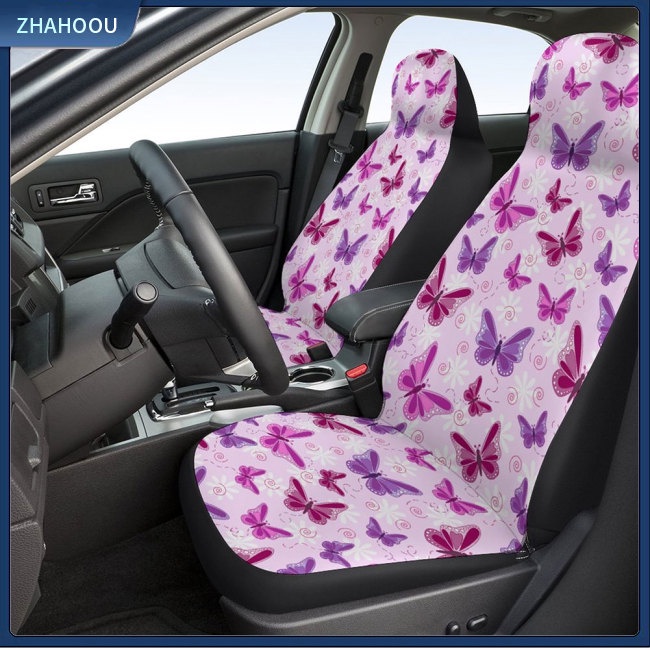 ☃Nhà Cửa☃ Vỏ Bọc Ghế Ngồi Xe Hơi In Họa Tiết Bươm Bướm Chống Bụi Bẩn Chống Mòn Tiện Dụng