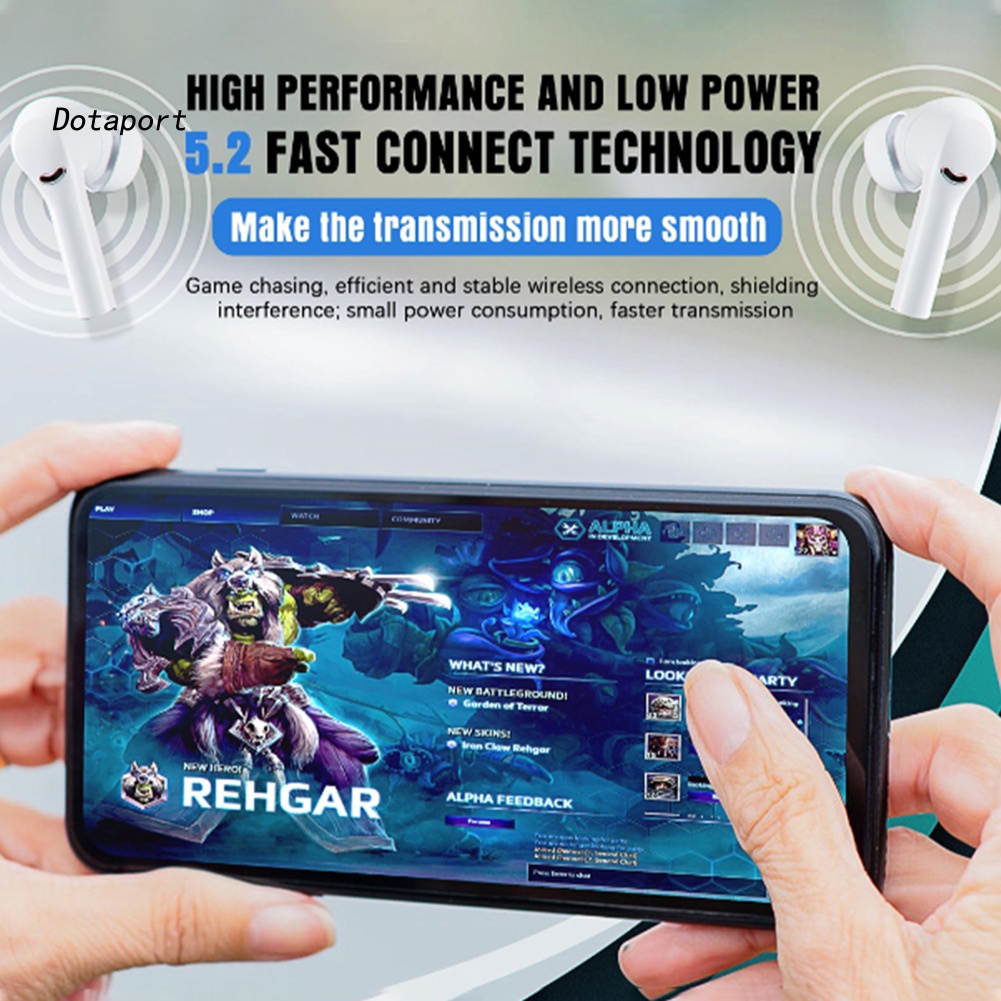 Tai Nghe Bluetooth 5.2 KDDT- Chống Nước Có Mic Và Màn Hình LED Hiển Thị