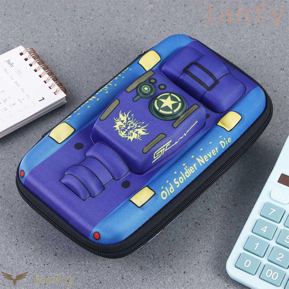 Túi Đựng Bút Hình Xe Tăng Đơn Giản Chống Nước Sức Chứa Lớn