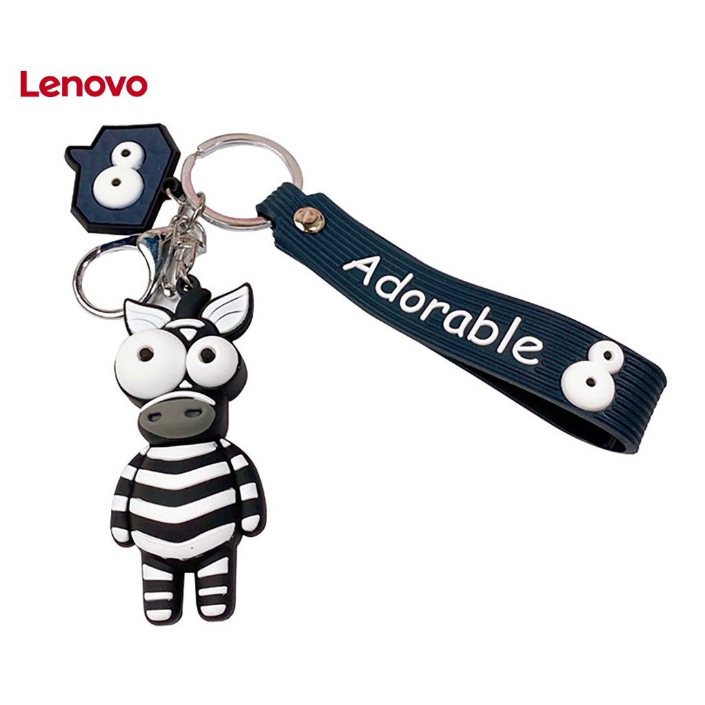 Ốp Điện Thoại Silicon Mềm Hình Ngựa Vằn / Hươu Cao Cổ Gắn Móc Khóa Chống Thất Lạc