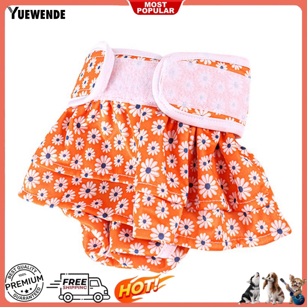 Tã Lót Mềm Mại Họa Tiết Hoa Xinh Xắn Dành Cho Cún Cưng