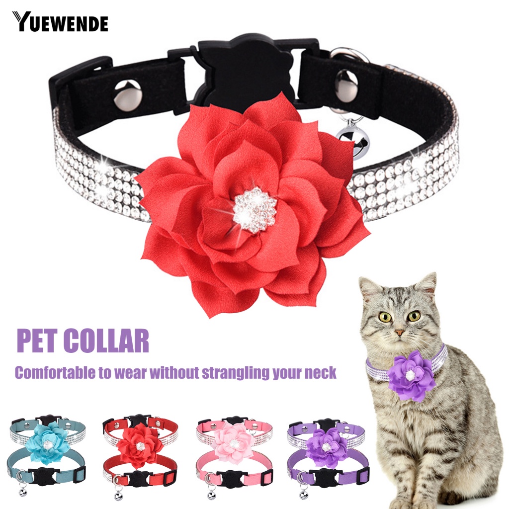 Vòng Cổ Mini Có Chuông Độ Co Giãn Cao Thời Trang Cho Thú Cưng