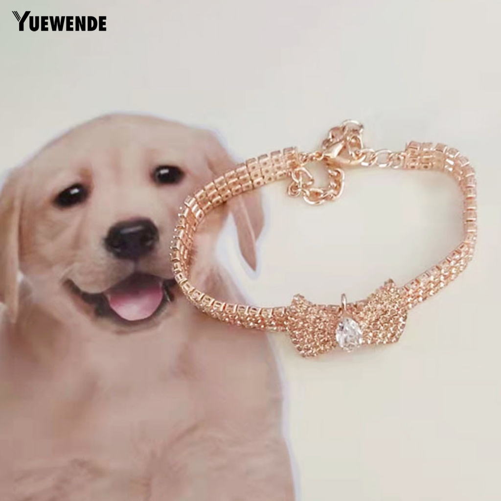 Vòng Cổ Đính Đá Dễ Sử Dụng Cho Thú Cưng