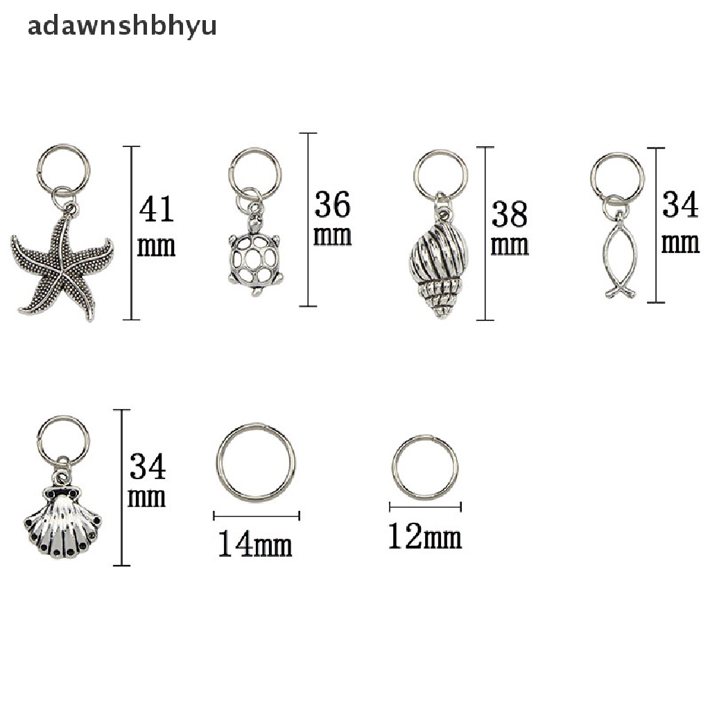 Set 50 Kẹp Tóc Kim Loại Hình Sao Biển Xinh Xắn