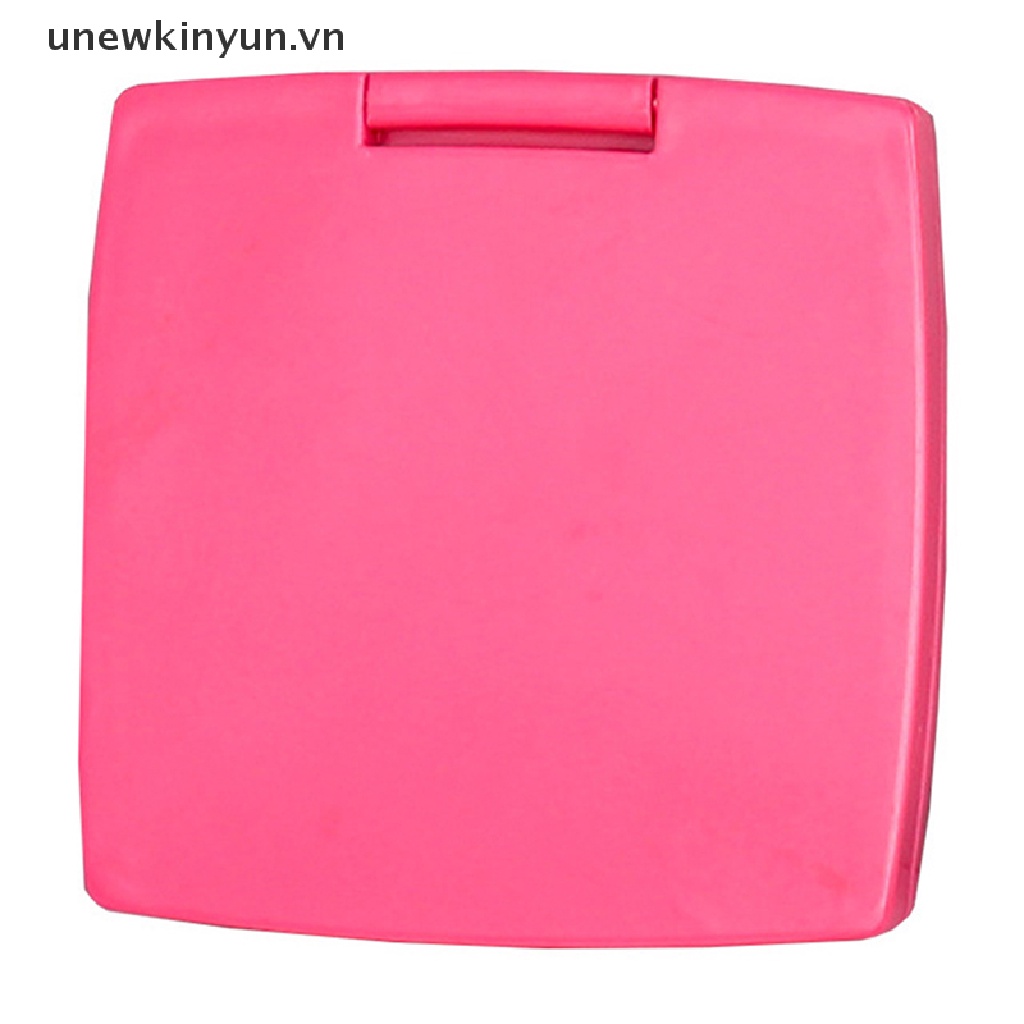 Gương Trang Điểm Hai Mặt Mini Hình Vuông Có Thể Gập Lại