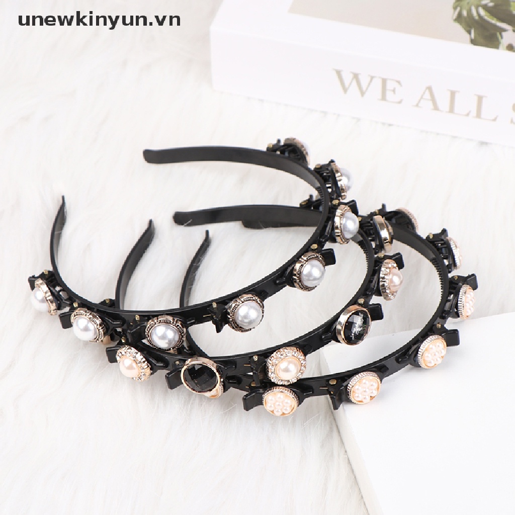 1 Kẹp Tóc Hình Hoa Đính Ngọc Trai Nhân Tạo Thời Trang