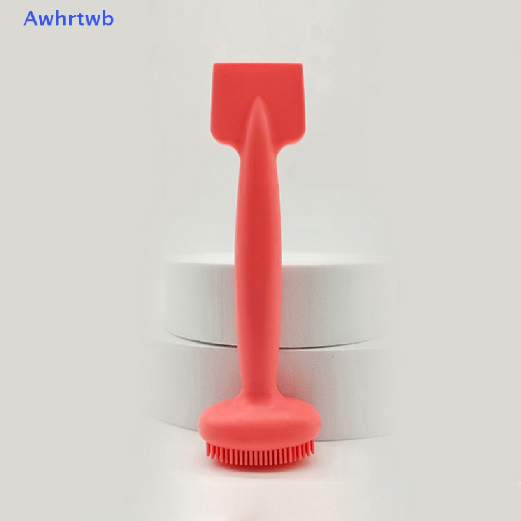 1 Cọ Rửa Mặt Silicone Hai Đầu Mềm Mại Mới