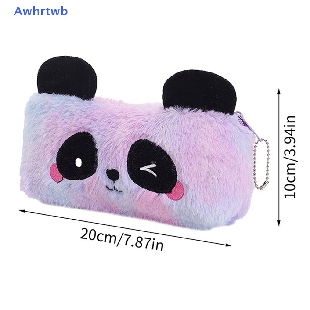 Túi Đựng Bút Hình Gấu Trúc Trắng Nhồi Bông Dễ Thương Mới