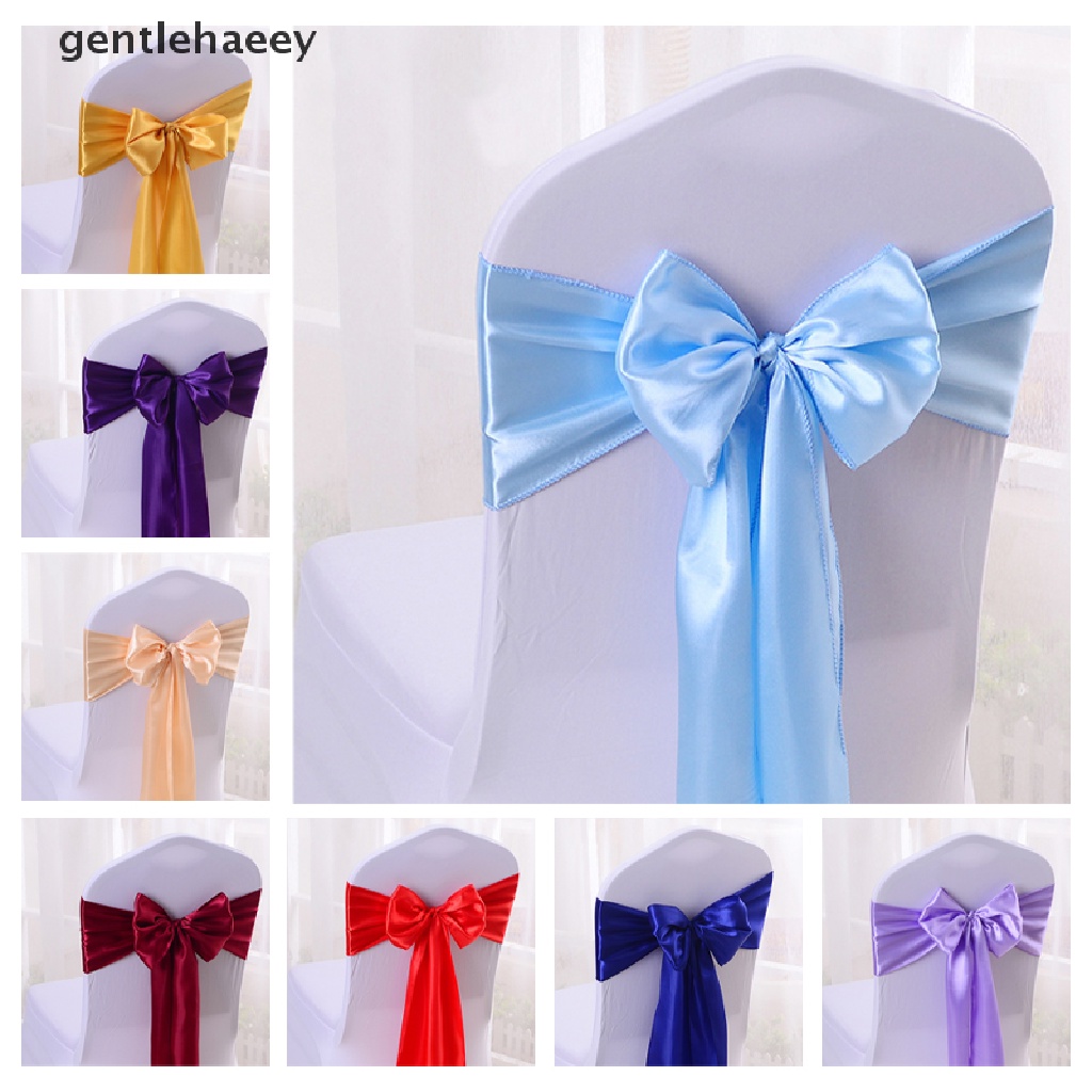 Vỏ Bọc Ghế Thắt Nơ Sa Sash Nhiều Màu Chất Lượng Cao Trang Trí Tiệc Cưới / Sinh Nhật / Khách Sạn