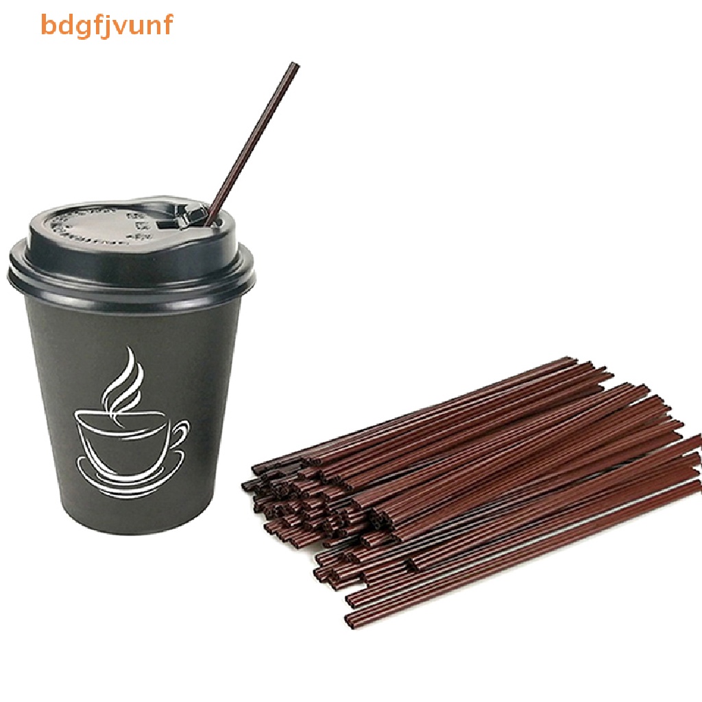 Set 100 Ống Hút Nhựa Ba Lỗ Dùng Một Lần Tiện Dụng