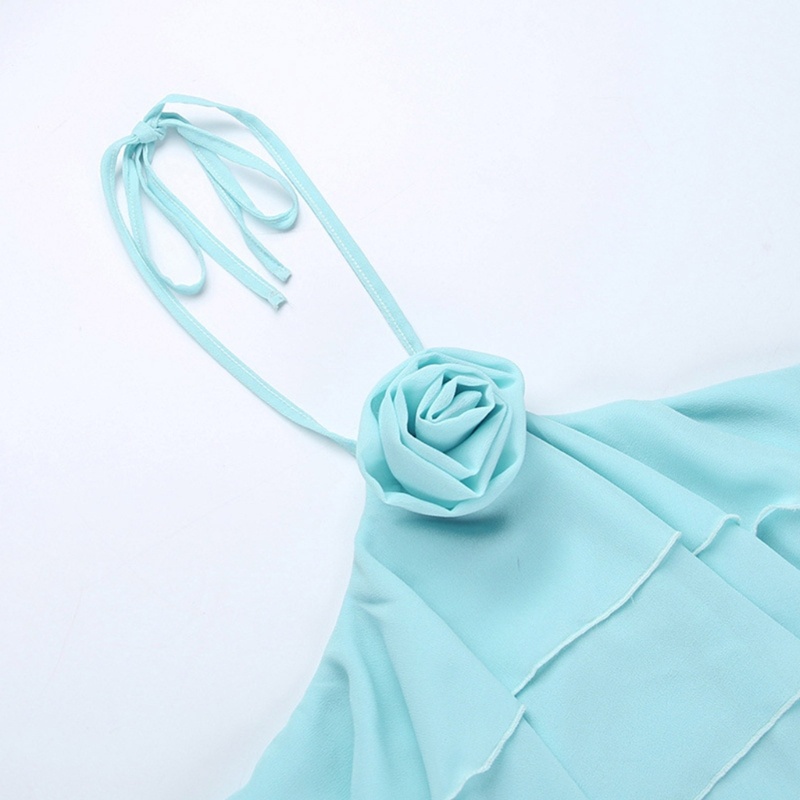 Áo Croptop Trễ Vai Phối Bèo In Họa Tiết Hoa 3D Thời Trang Quyến Rũ Cho Nữ