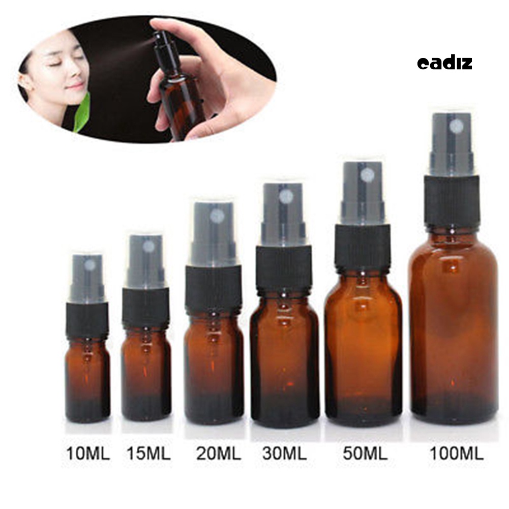 Lọ Thủy Tinh Rỗng Đựng Tinh Dầu Màu Hổ Phách 10 / 15 / 20 / 30 / 50 / 100ML