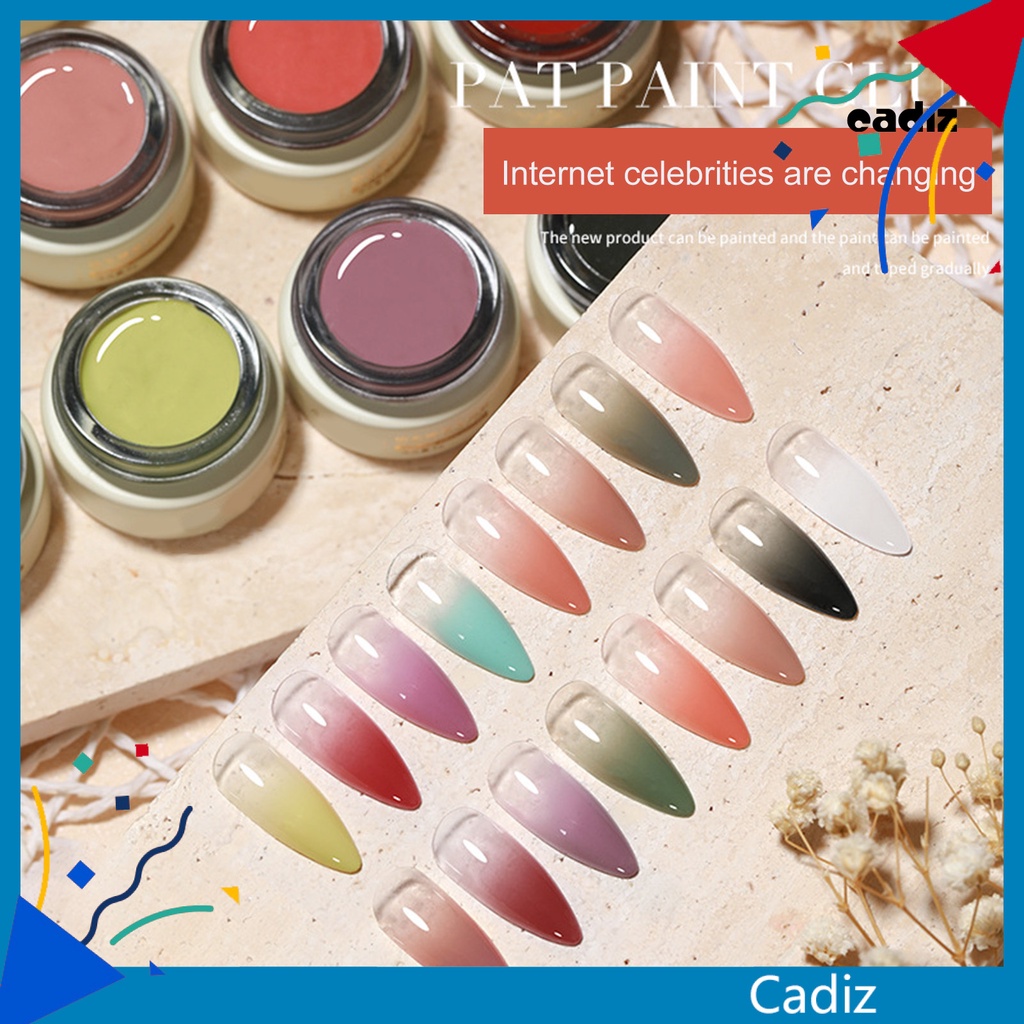 1 Lọ Sơn Móng Tay 8g Tự Nhiên Không Rửa Dễ Sử Dụng Đa Năng DIY