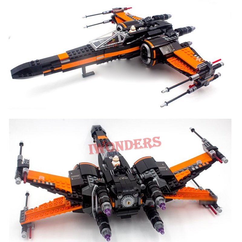Đồ chơi trẻ em Lắp Ráp Mô Hình Nhân Vật AT-AT Razor Crest Millennium Falcon X- wing 2023