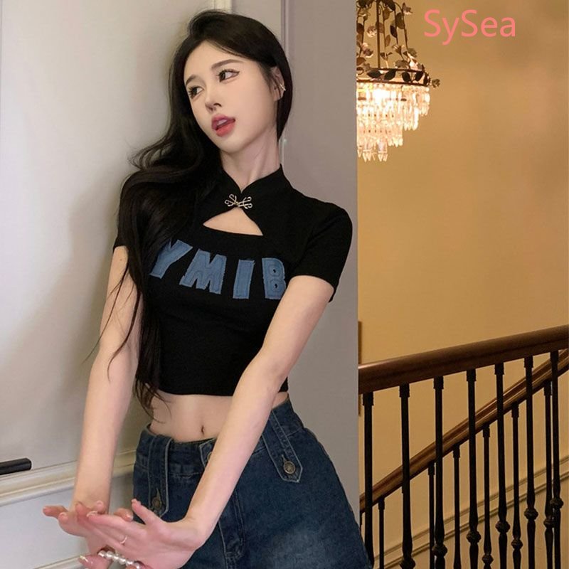 Áo Thun In Chữ Thời Trang Hè Năng Động Cho Nữ