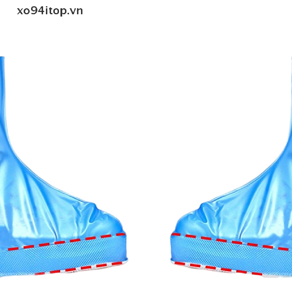 Xoitop Ủng Đi Mưa Dài Có Dây Kéo Chống Trượt Chống Nước Có Thể Tái Sử Dụng