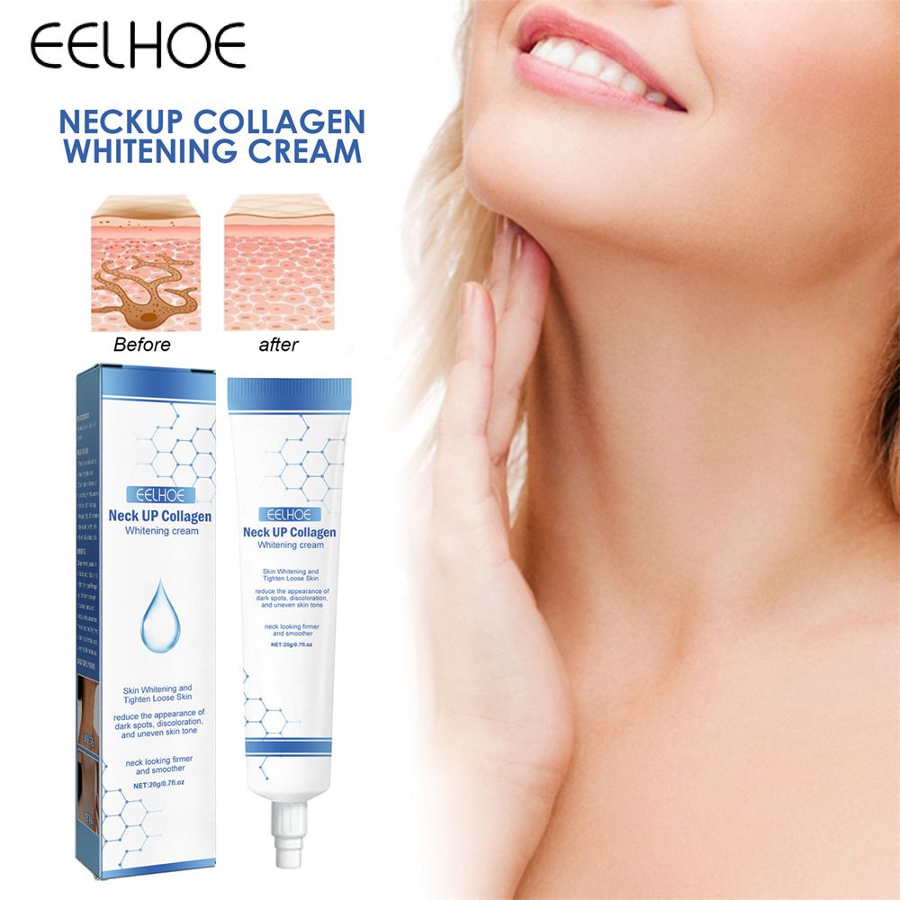 Kem dưỡng da cổ collagen EELHOE làm trắng chống lão hóa giữ ẩm chống nếp
