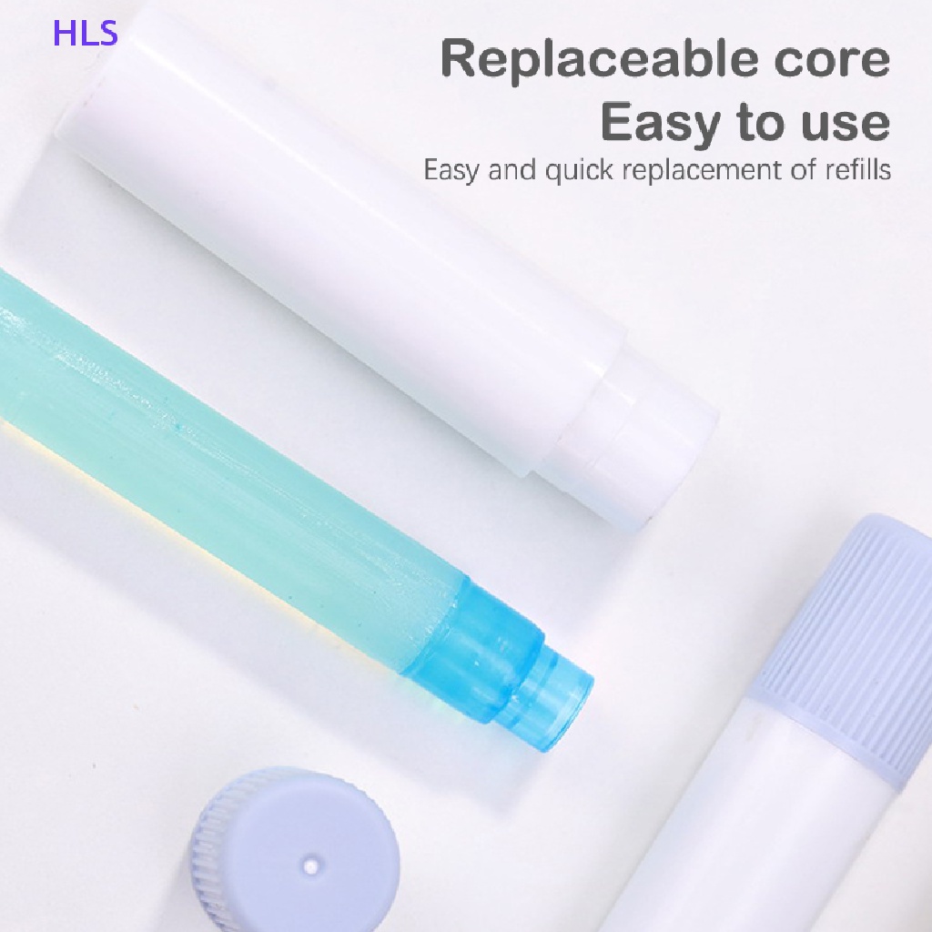 Set 1 / 4 Miếng Dán Màu Thạch / Trơn Nhanh Khô Có Thể Thay Thế Tiện Dụng Cho Học Sinh