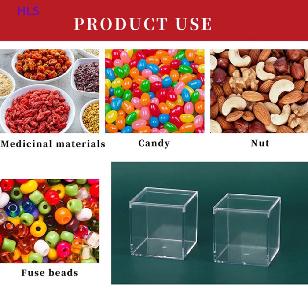 [HLS] Hộp Quà Tặng Đám Cưới Bằng Nhựa Acrylic Thủy Tinh Trong Suốt Sắp Xếp Gọn Gàng Cho Nhà Ở / Văn Phòng