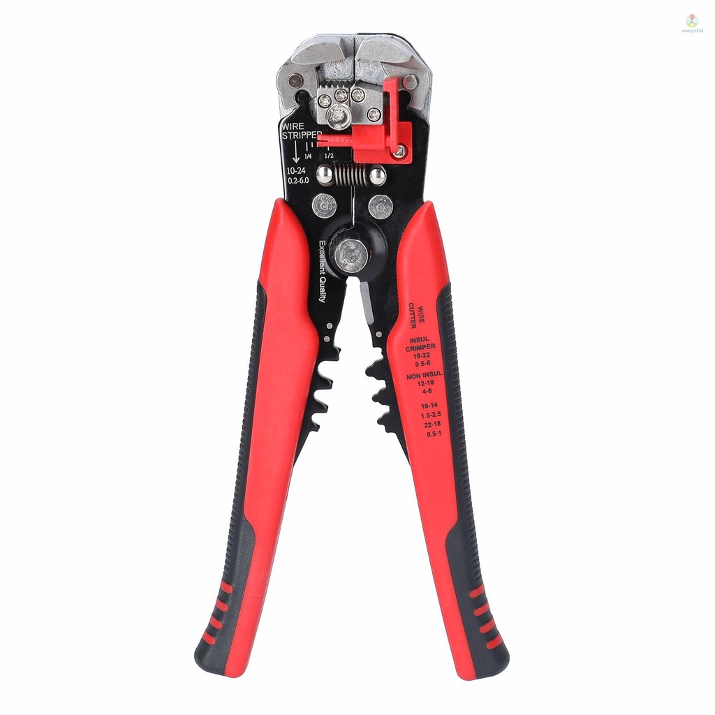Bộ Kìm Uốn Dây Điện Đầu Cuối Cách Nhiệt Đa Năng HSC8 6.4 0.25-10Mm2 AWG23-7 YE-1R 0.2-6.0Mm2