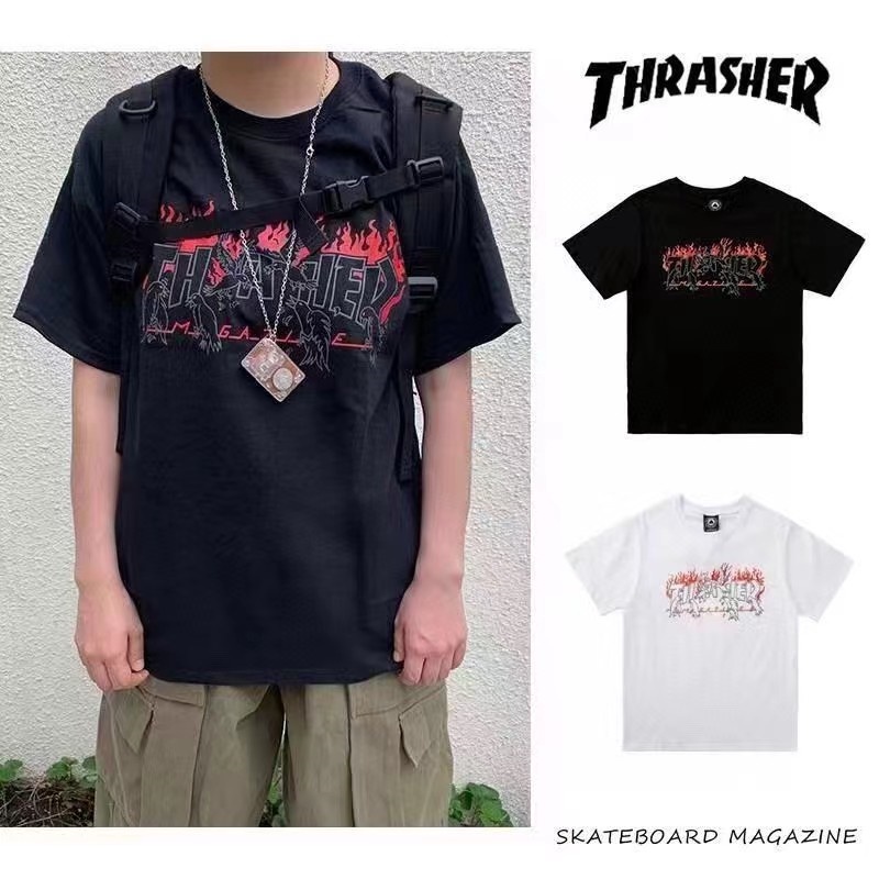 Áo Thun Cotton Tay Ngắn Dáng Rộng In Chữ Đục Lỗ Plus Size Cho Nam Nữ