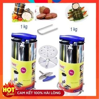 Khuôn làm giò chả inox cao cấp - nhiều loại 0.5 kg đến 1kg Có video