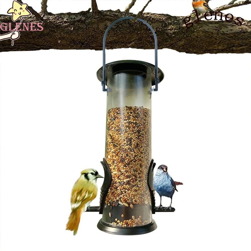 Hộp Đựng Thức Ăn Bằng Nhựa Treo Trong Nhà / Ngoài Trời Cho Chim