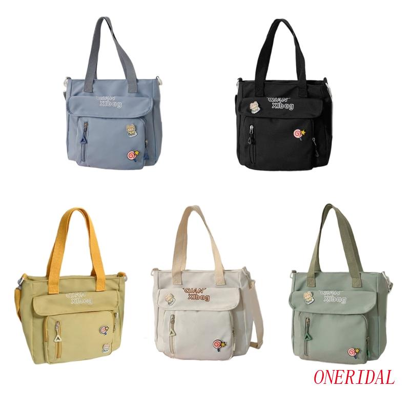 Túi Đeo Chéo Vai Harajuku Sức Chứa Lớn Có Khóa Kéo Dành Cho Nữ